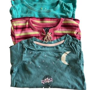 Three long sleeve shirts. Size size 4T.